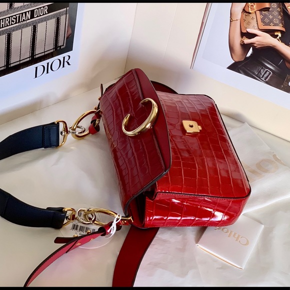 Chloé C bag Embossed ( medium) - Picture 2 of 16